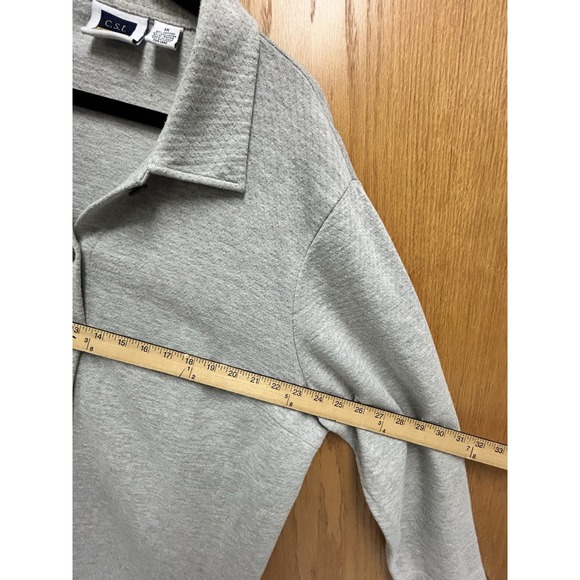 CST Sport Womens Cardigan 1X Floral Embroidered V Neck Artsy 90s Boho Vintage - Picture 8 of 10